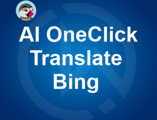 Prestashop AI OneClick Translate – Bing