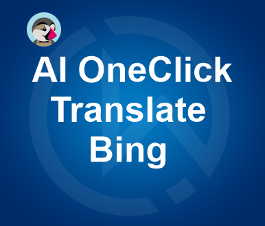 Prestashop AI OneClick Translate - Bing
