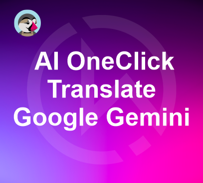 Prestashop AI OneClick Translate - Google Gemini