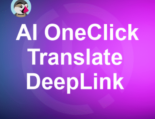 Prestashop AI OneClick Translate – DeepLink