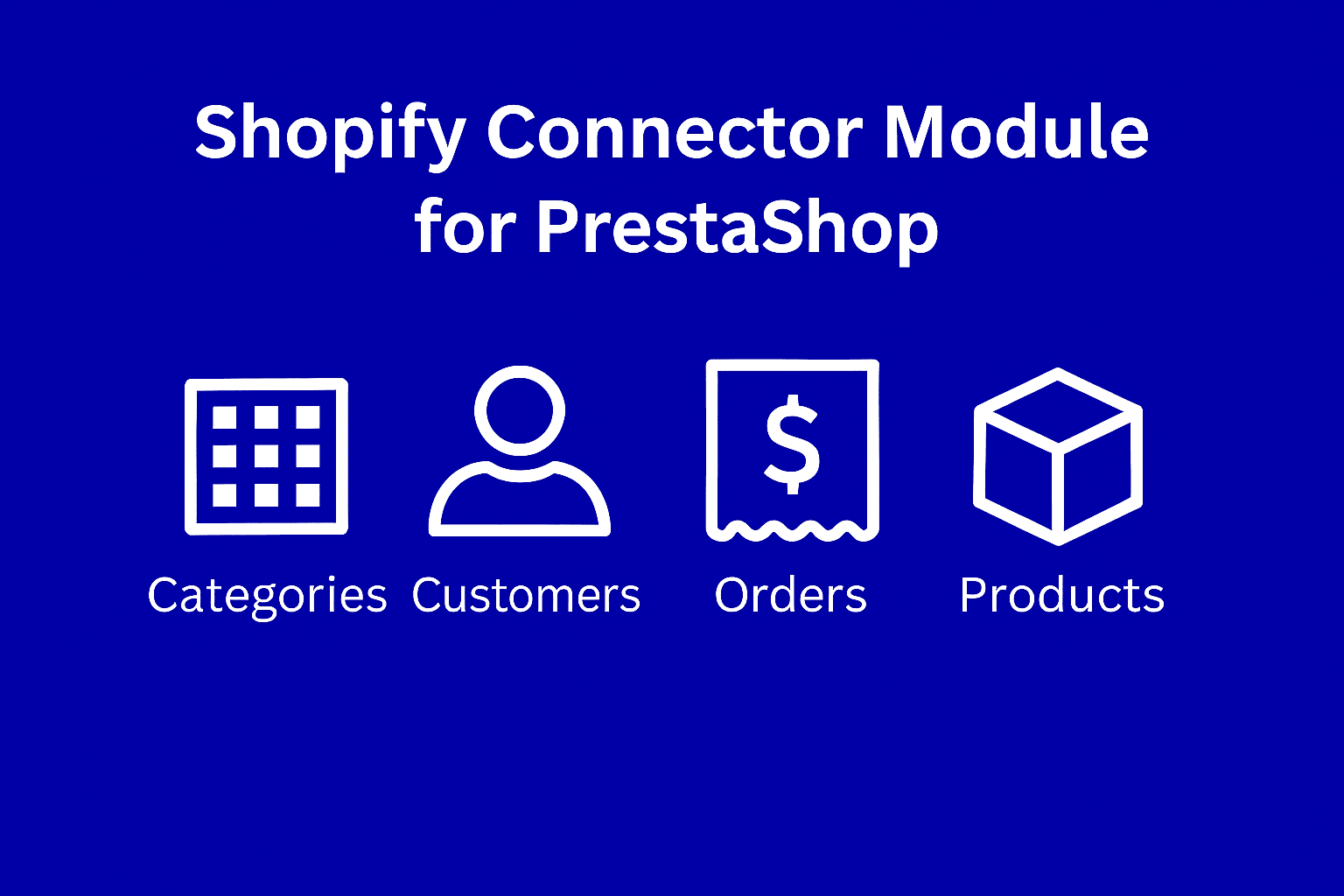Prestashop-Shopify connector