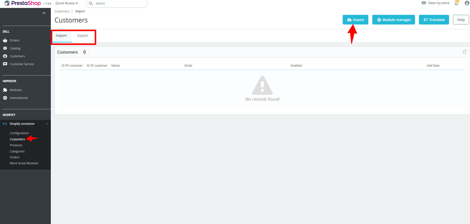 Prestashop – Shopify Connector (10)