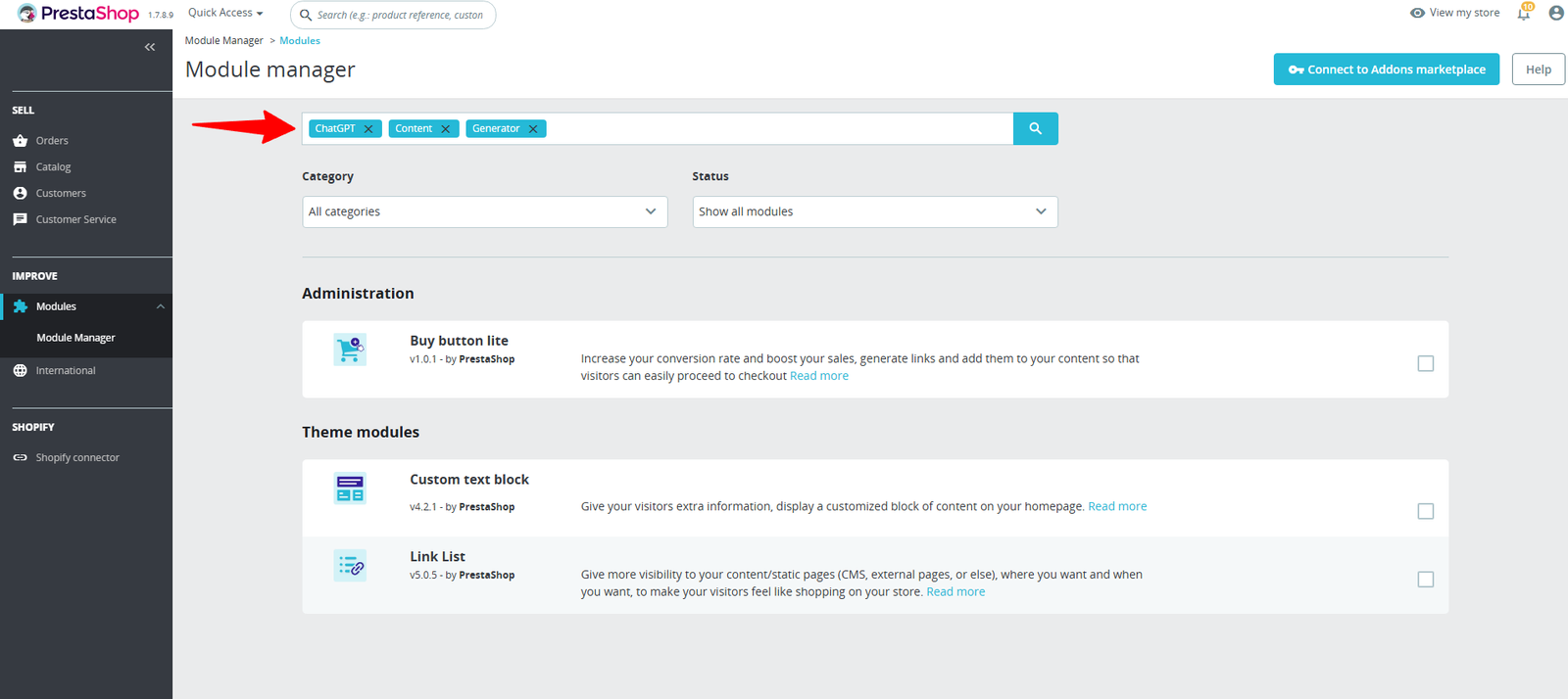 Prestashop – Shopify Connector (3)