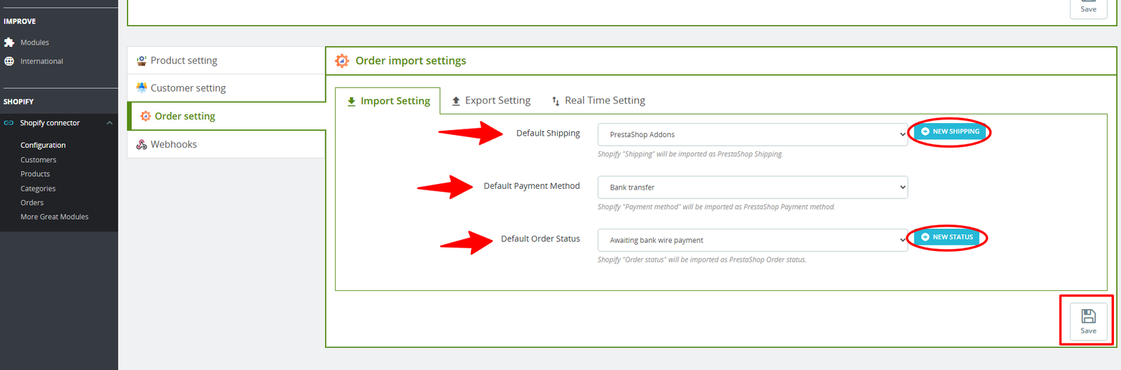 Prestashop – Shopify Connector (8)
